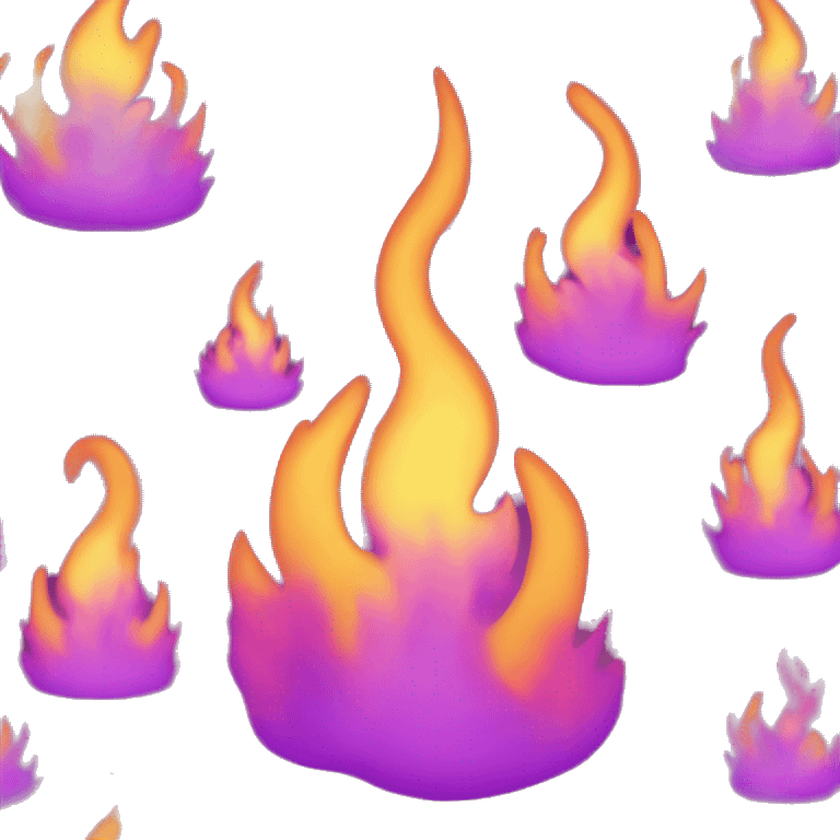 Purple fire  emoji