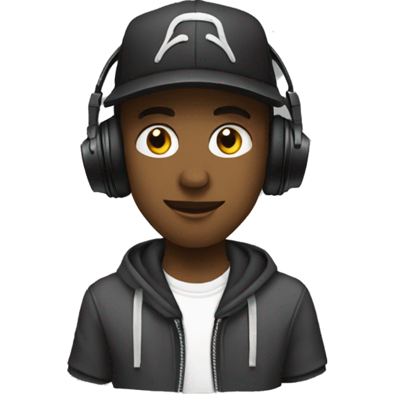 rap dj  emoji