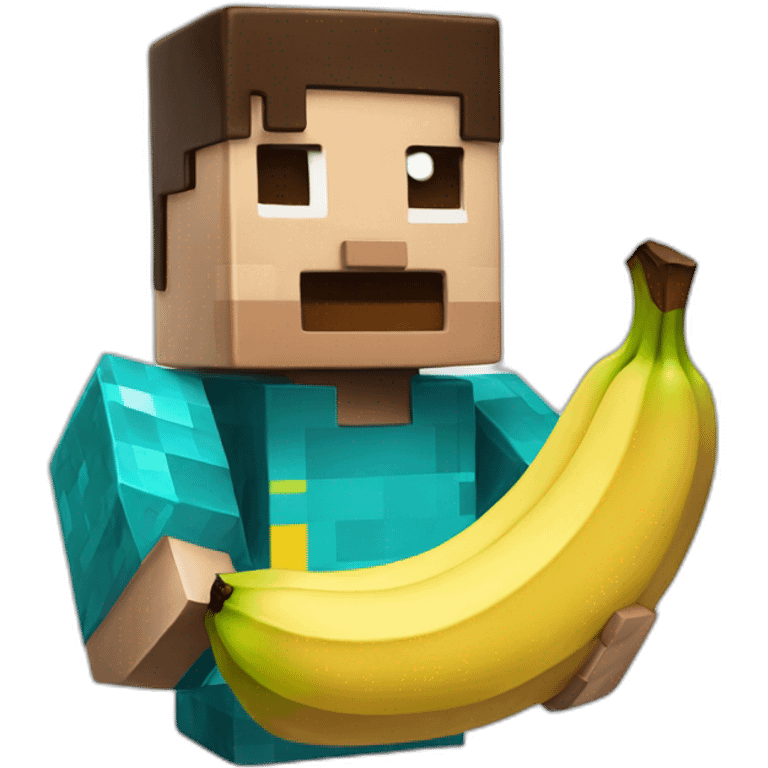 minecraft banana cake emoji