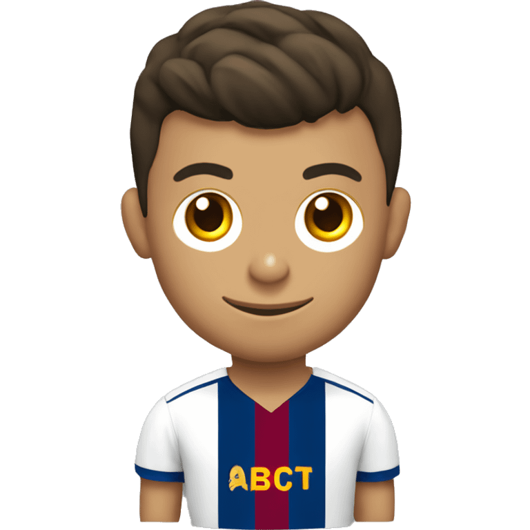 Cristiano ronaldo cr7 camiseta de Barcelona  emoji