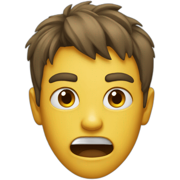 Angry teenager emoji