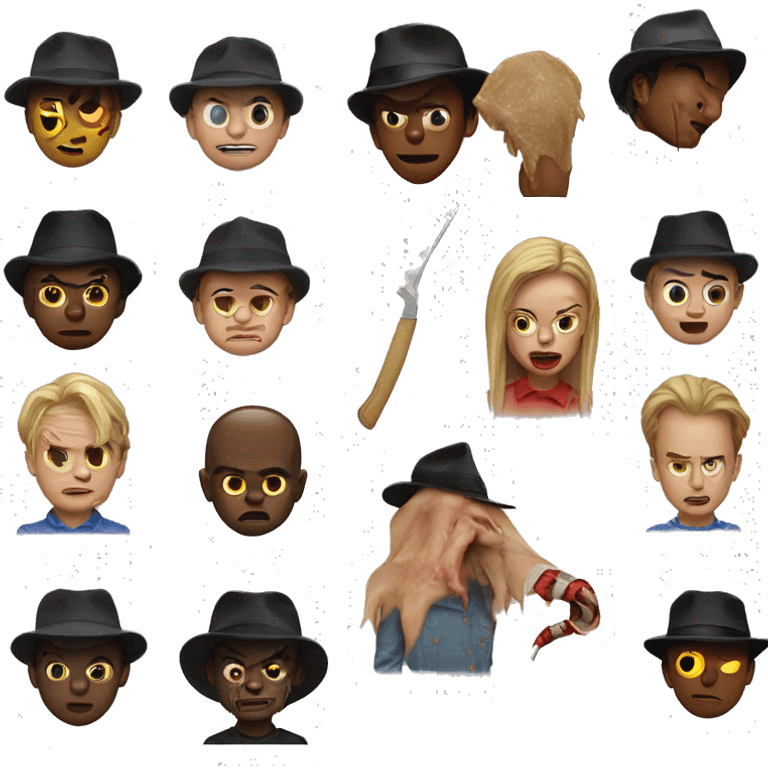 Nightmare on elm street  emoji