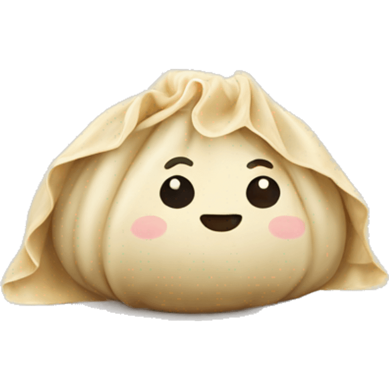 dumpling with love emoji