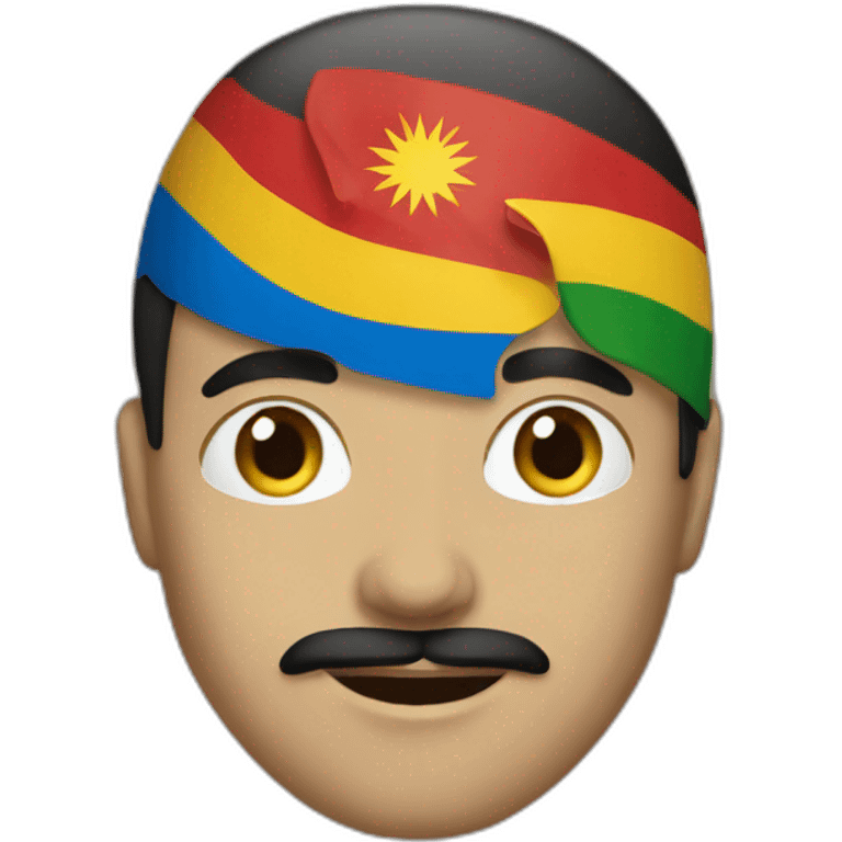 Create me an emoji about the Kurdistan flag emoji