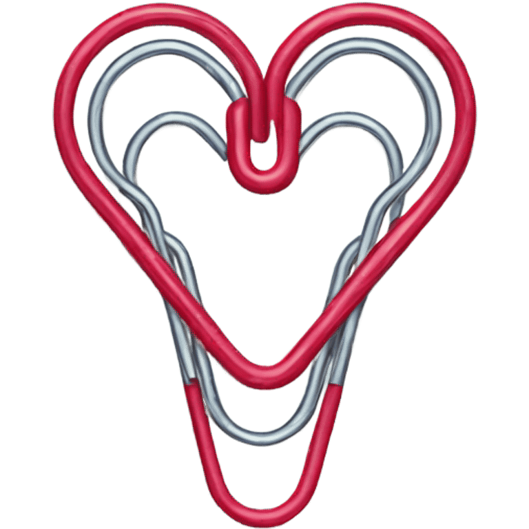 paper clip heart emoji