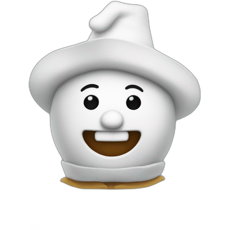 Bonhomme qui pleur mais qui sourit emoji