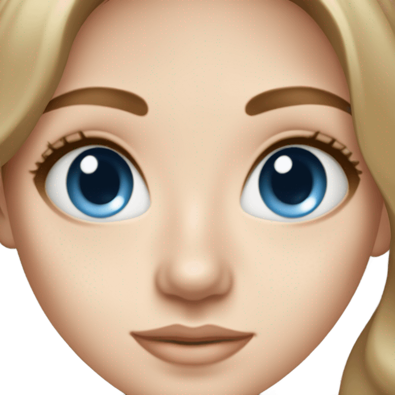 White Skin care under eyes on white freackles skin of a brunett blue eyes girl  emoji