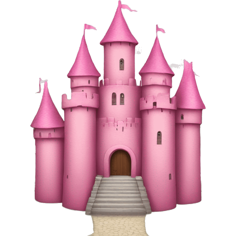 Pink castle emoji