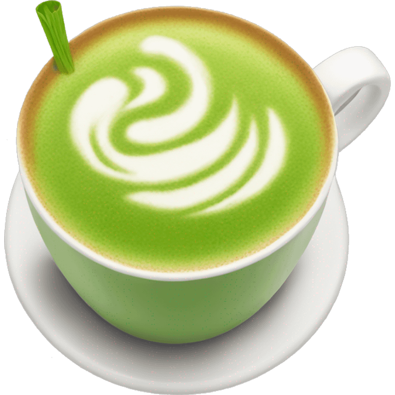 Matcha latte  emoji