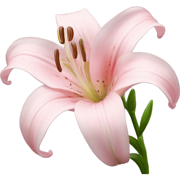 light pink lilium emoji