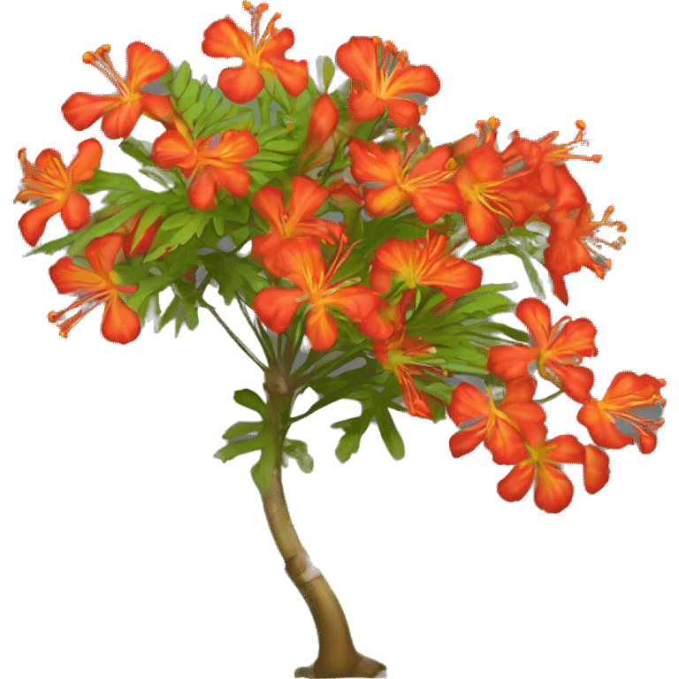 Le flamboyant - Delonix regia emoji