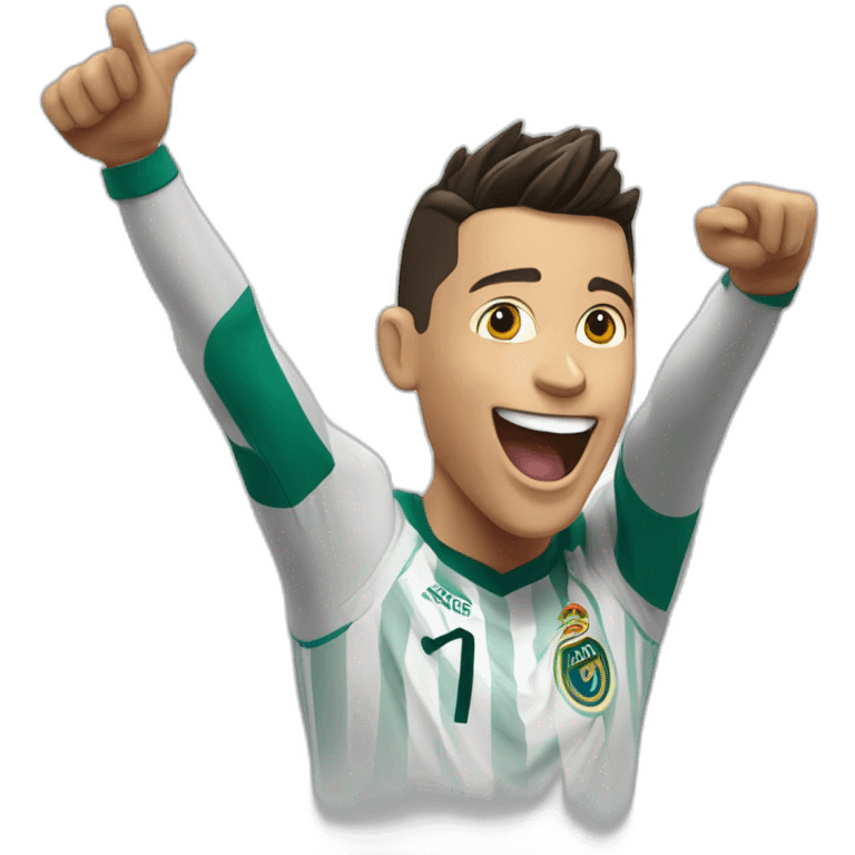 Cristiano Ronaldo célébration  emoji