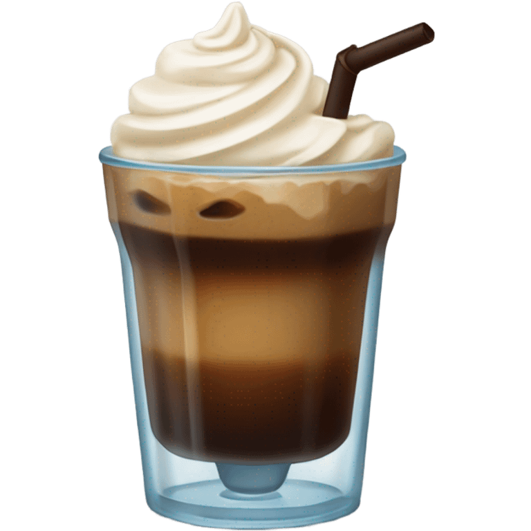 Ice coffee emoji