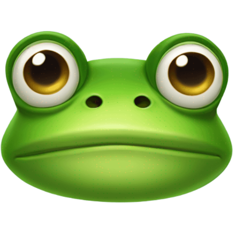 Frog with under-eye bags emoji