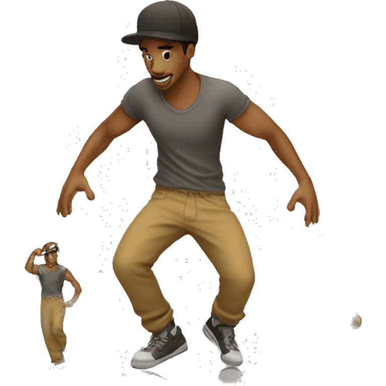 full screen break dancer emoji