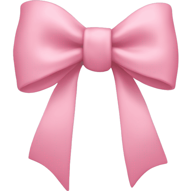 light pink bow on light pink bow emoji