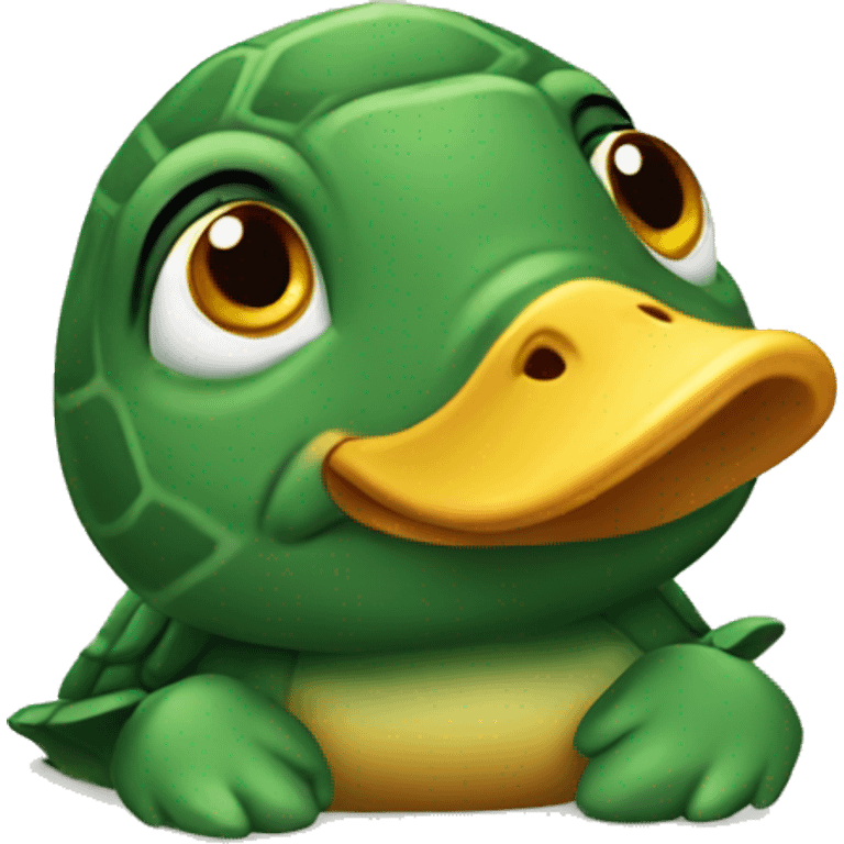 Turtle duck emoji