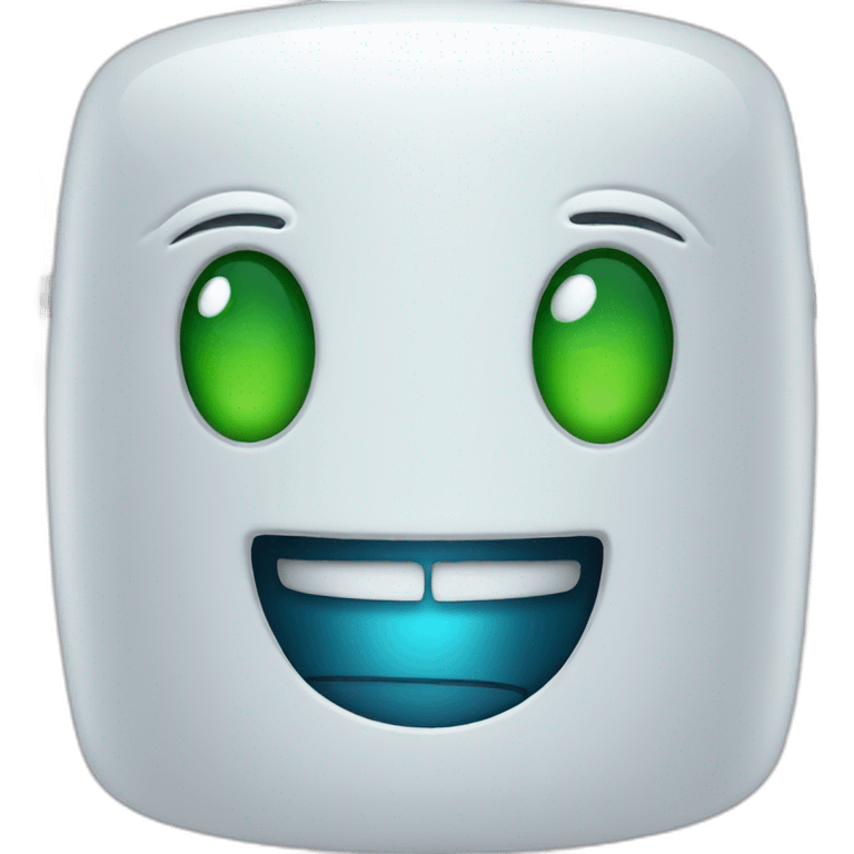 Roboter smile apple emoji