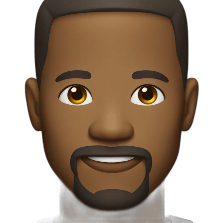 Jamie Foxx with no mustache no beard emoji