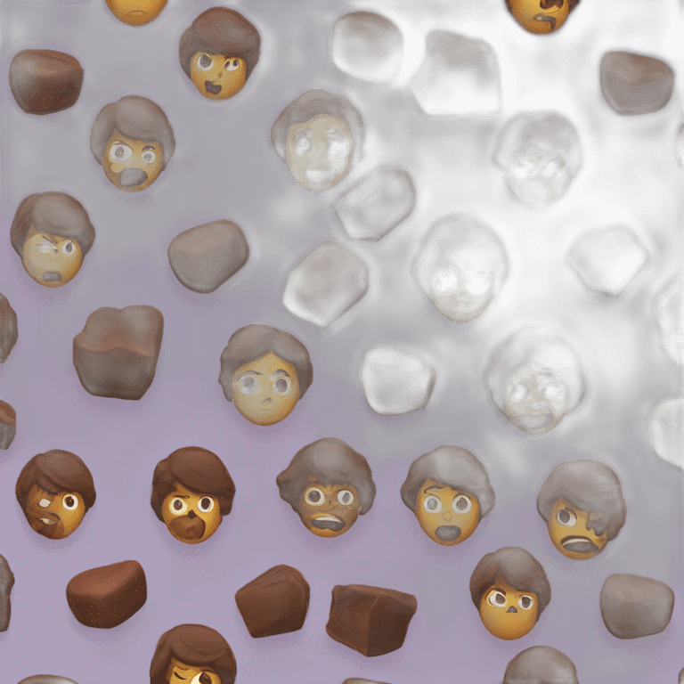 people fighting with chocolatine emoji