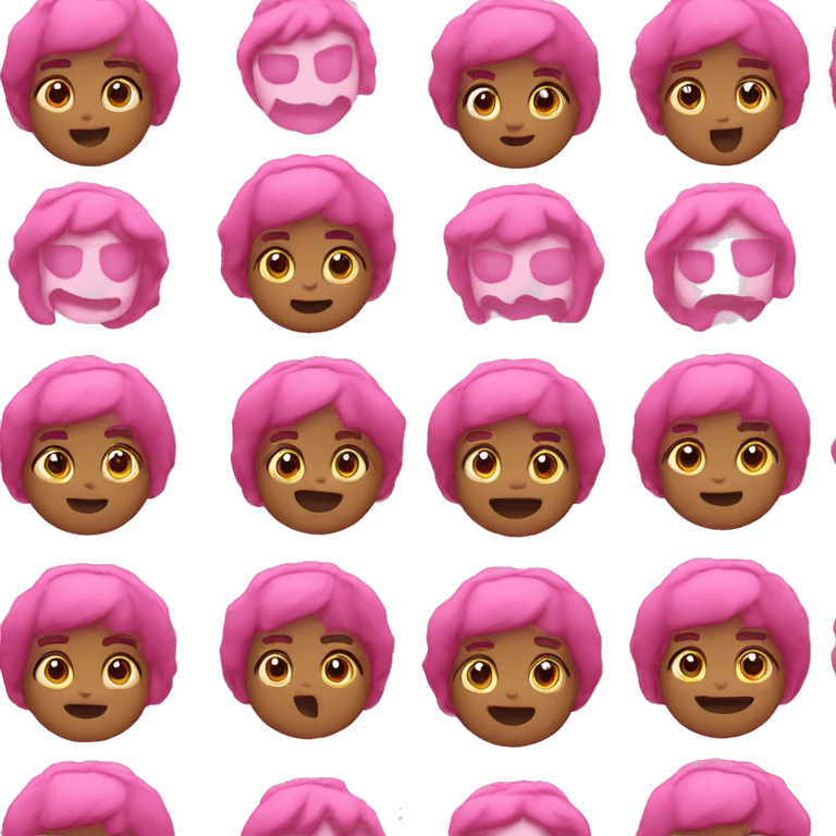 Pink emojies  emoji