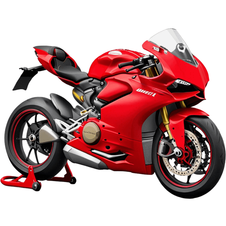 Ducati Panigale (Sportbike) - Ducati Panigale V4 (Model Year: 2022) (Iconic colour: Red) emoji