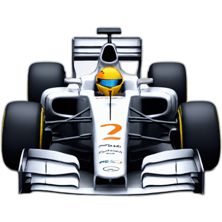 Formula 1 car mclaren emoji