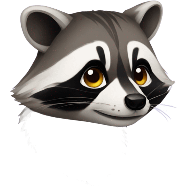 Raccoon emoji