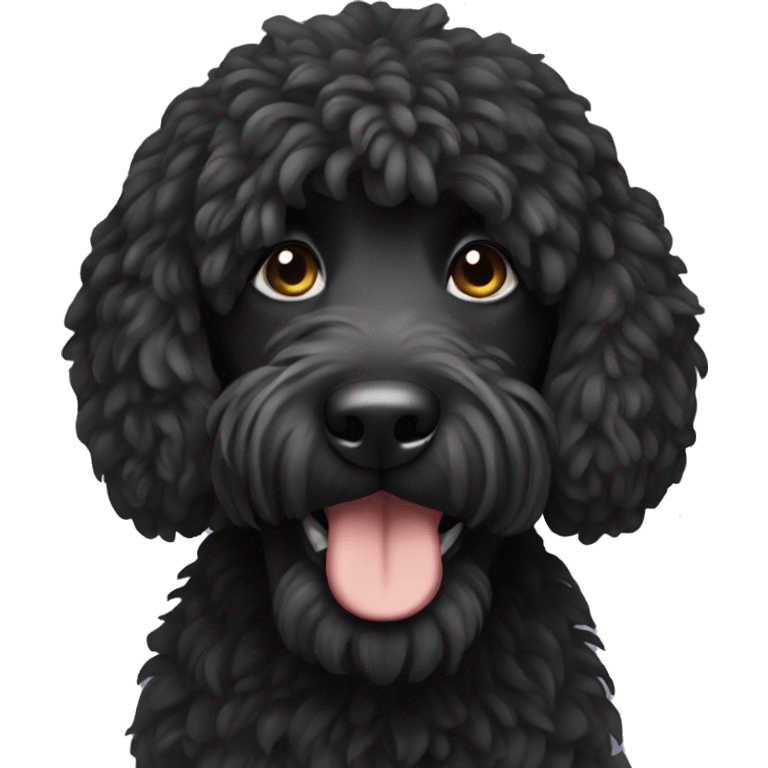 Black doodle emoji