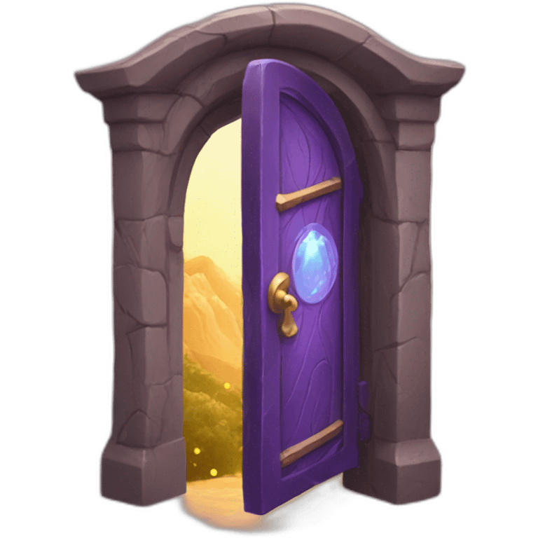 Magical doorway emoji