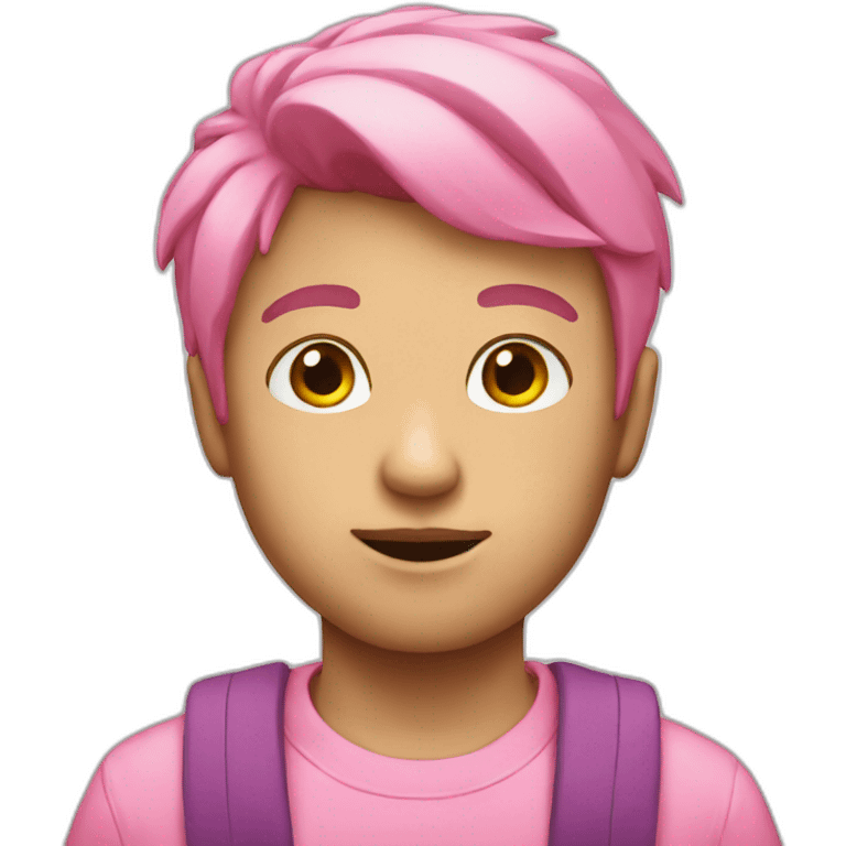 pink boy emoji