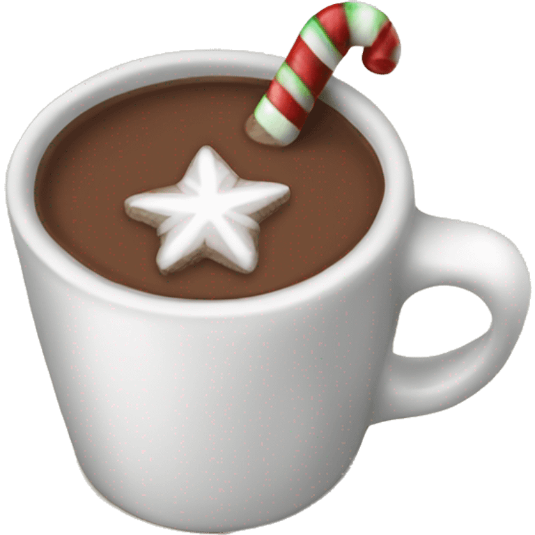 Christmas hot chocolate  emoji