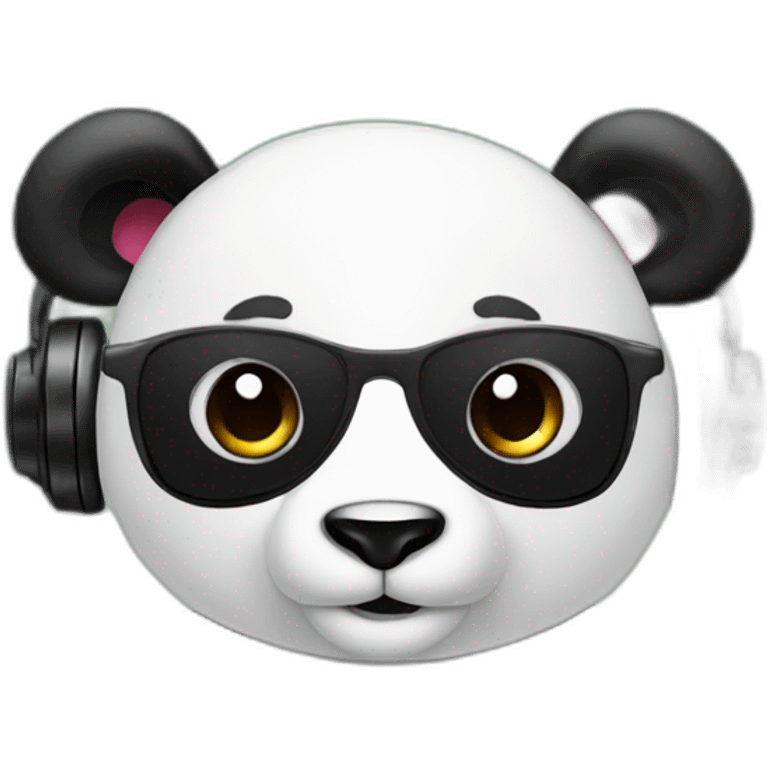 Panda dj emoji