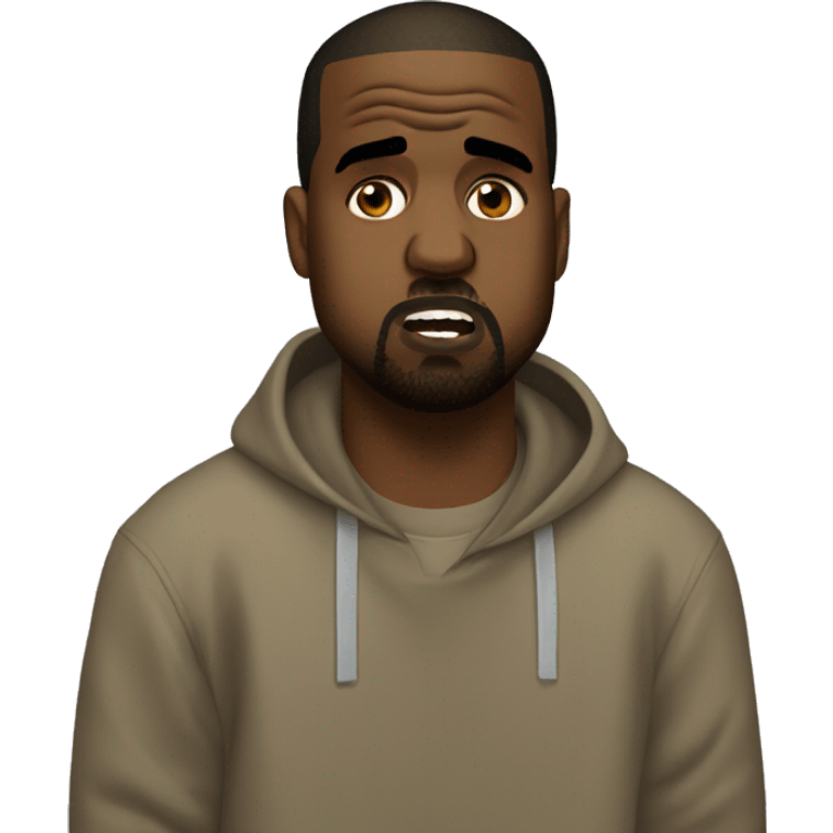 Kanye west crying  emoji