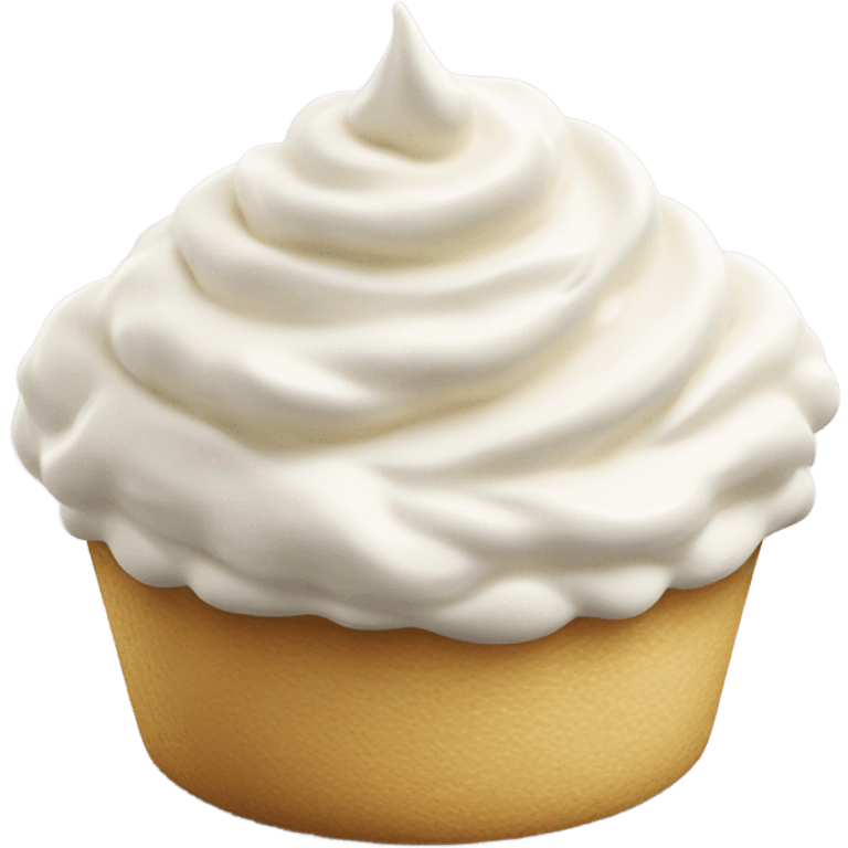 chantilly cream  emoji