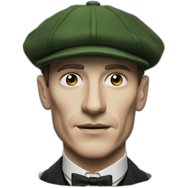 thomas shelby with an irish cap emoji