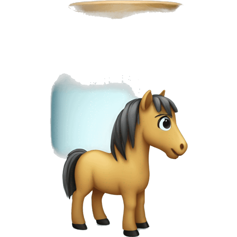 toy pony in a glass jar emoji