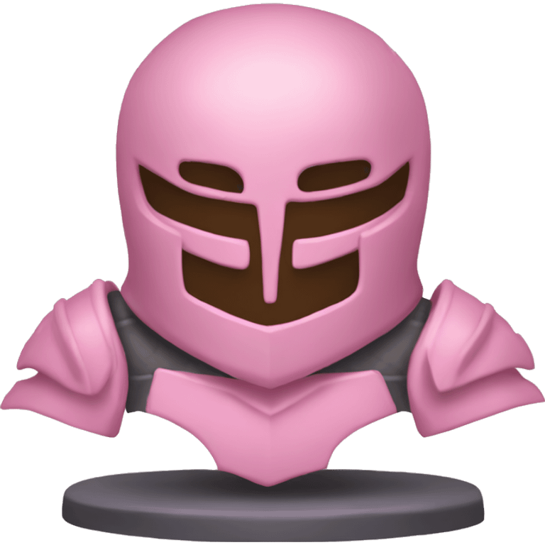 Pastel pink armor stand  emoji