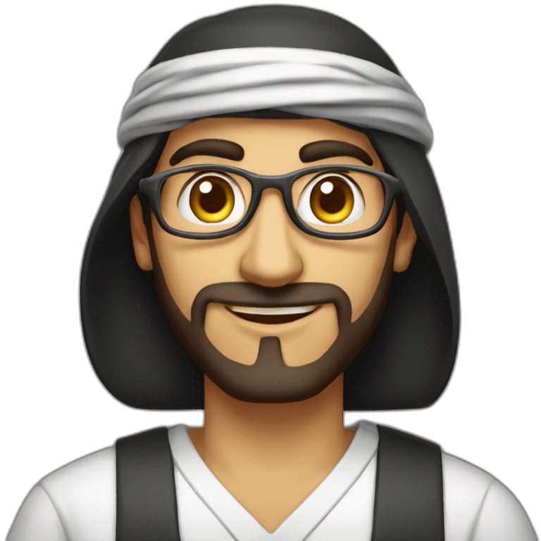 middle eastern computer scientist emoji