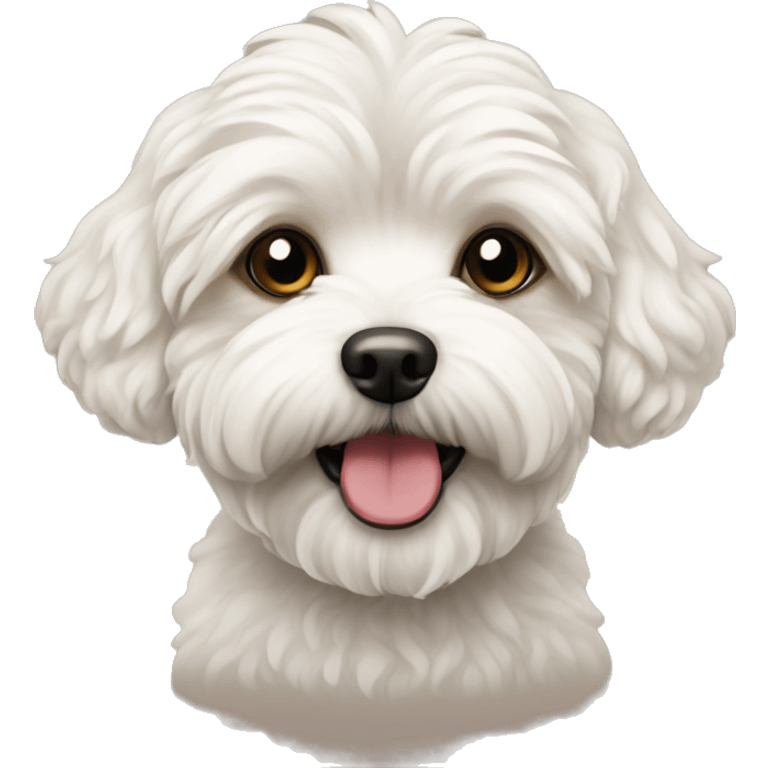 Maltipoo dog  emoji