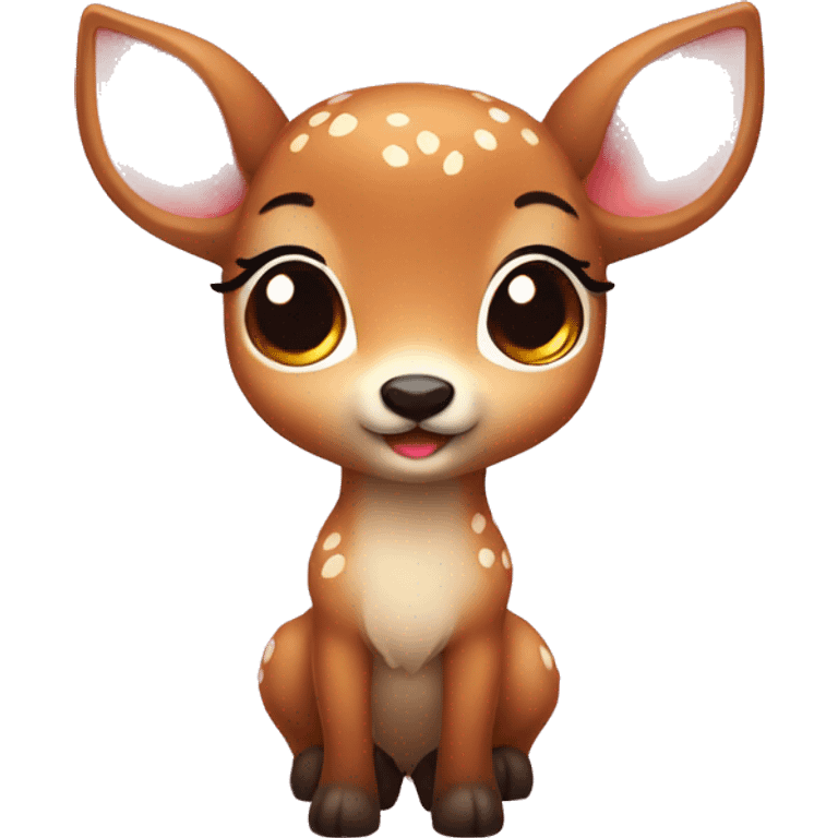 CUTE KAWAII FAWN emoji