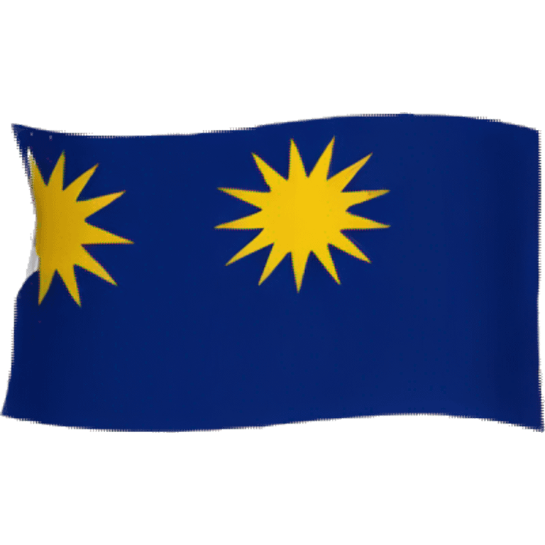 Malaysian flag upside down emoji