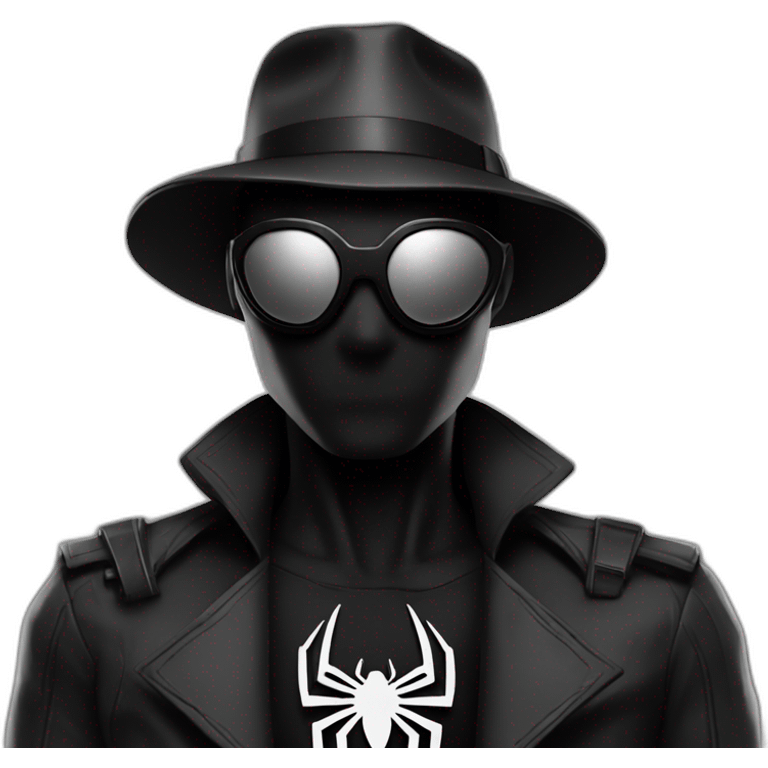 Spiderman noir emoji