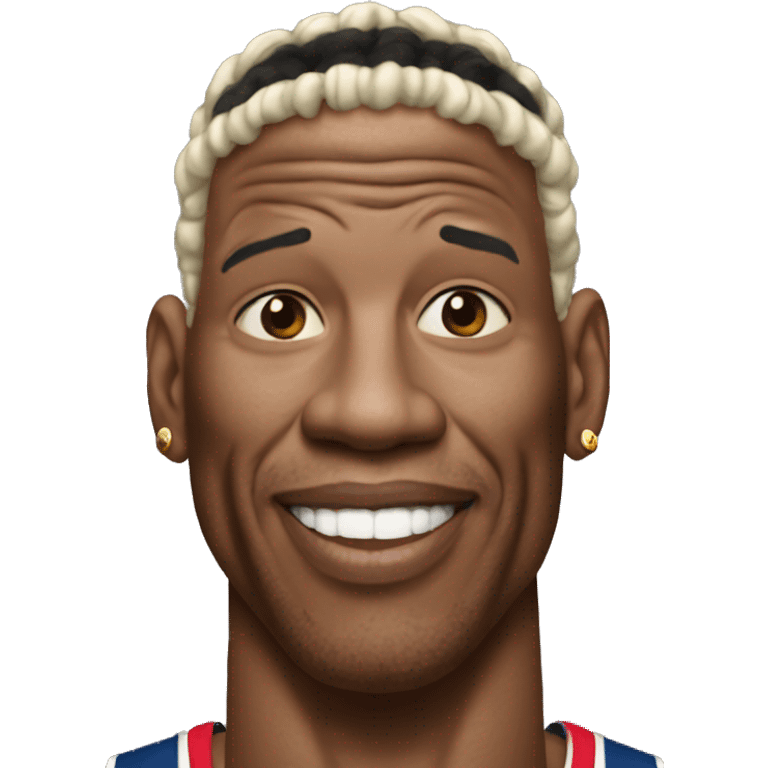 Denis rodman qui rit  emoji