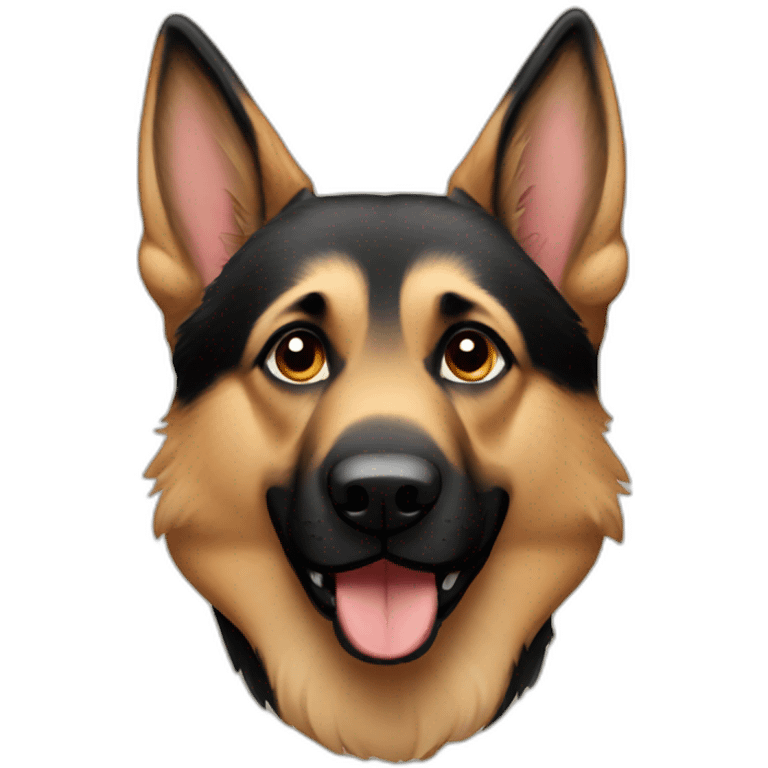 German Shepard emoji