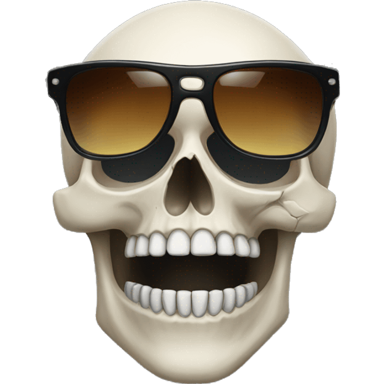 skull with sunglasses emoji