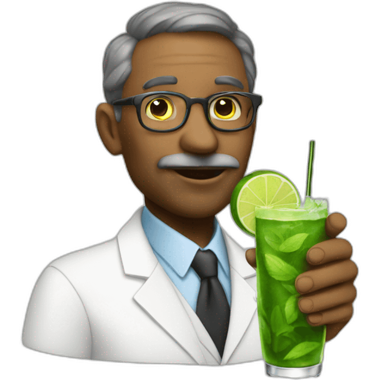 professor driks mojito emoji