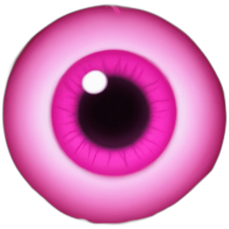 Eye vessels pink sick emoji