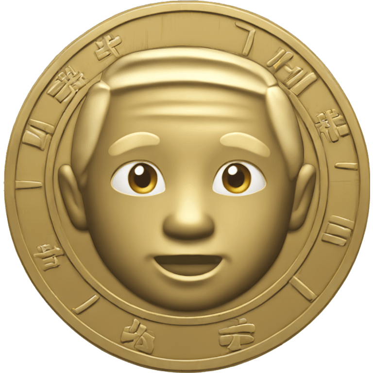 1 japan golden coin emoji