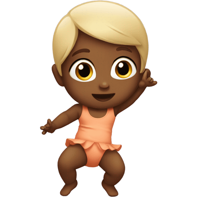 Baby dancing  emoji